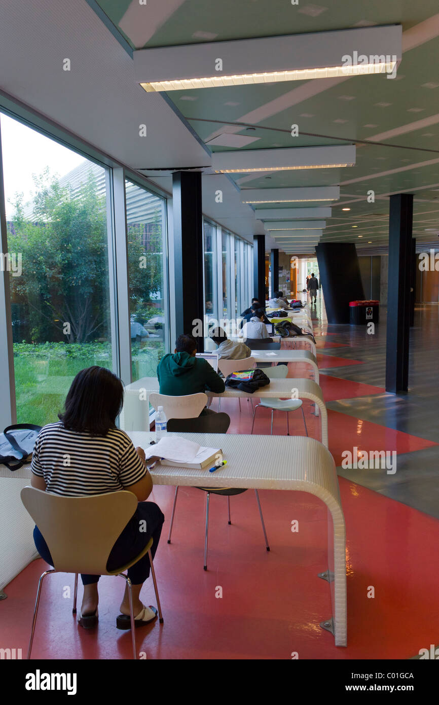 students working on computers at McCormick Tribune Campus Center