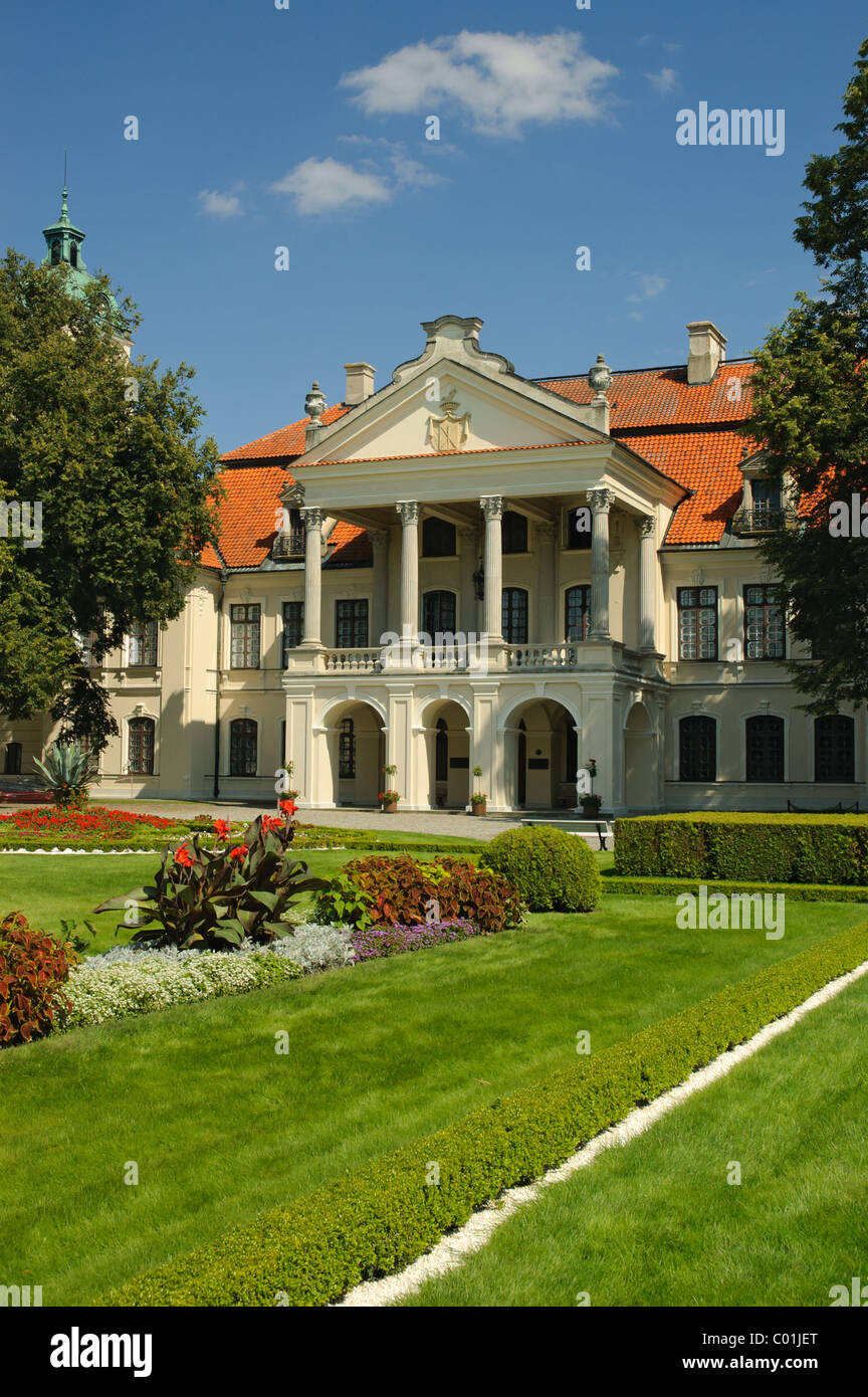 Palace in Kozlowka, lubelskie, Poland Stock Photo