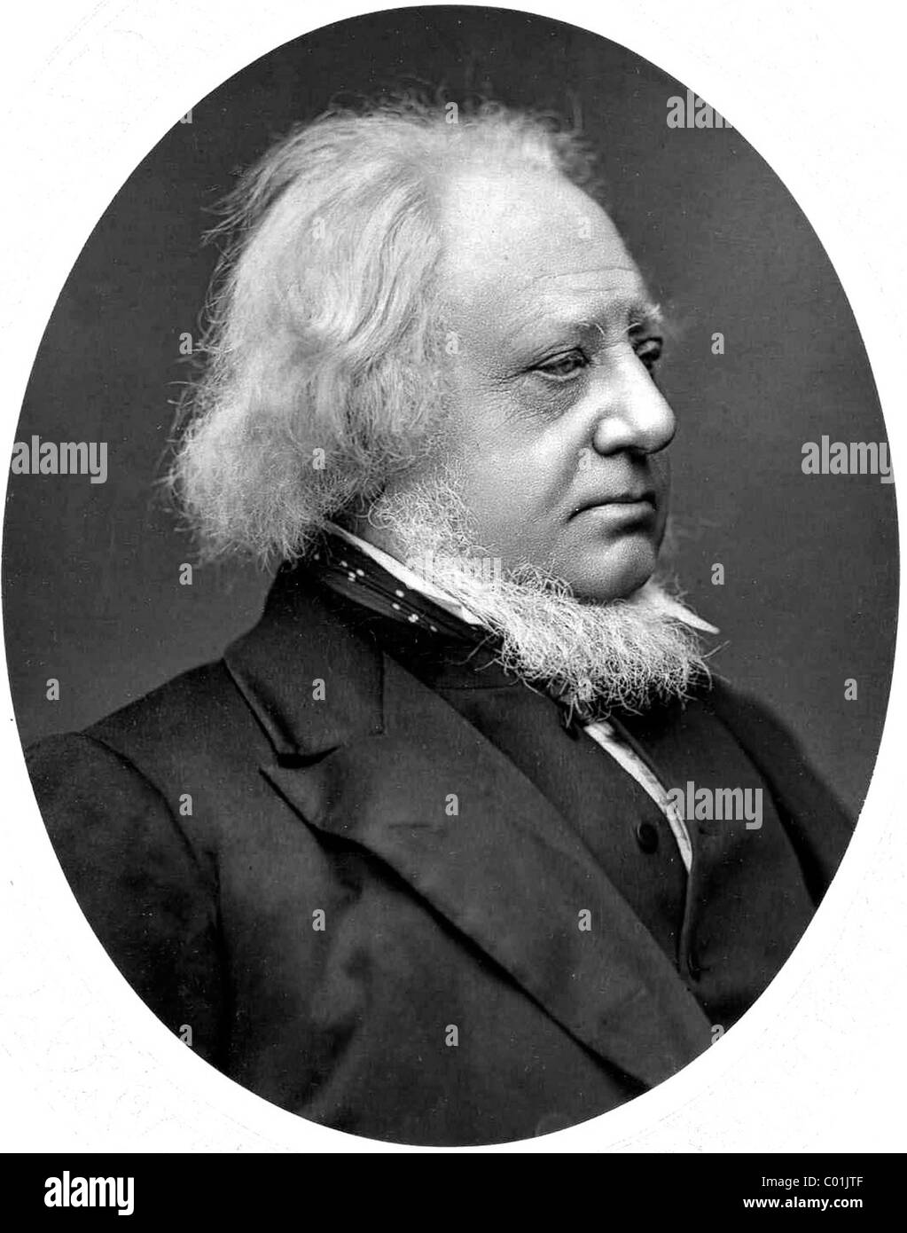 HENRY COLE (1808-1882) English civil servant, inventor and producer of the world's first commercial Christmas card Stock Photo