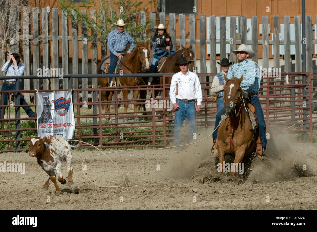 Gardiner Rodeo Photos of cowboys at rodeo hi-res stock photography and images - Alamy