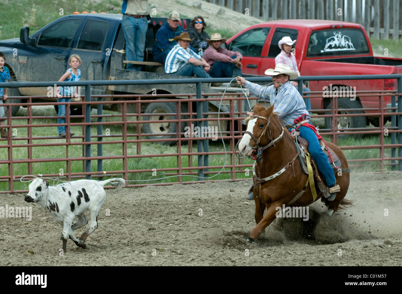 Gardiner Rodeo Photos of cowboys at rodeo hi-res stock photography and images - Alamy
