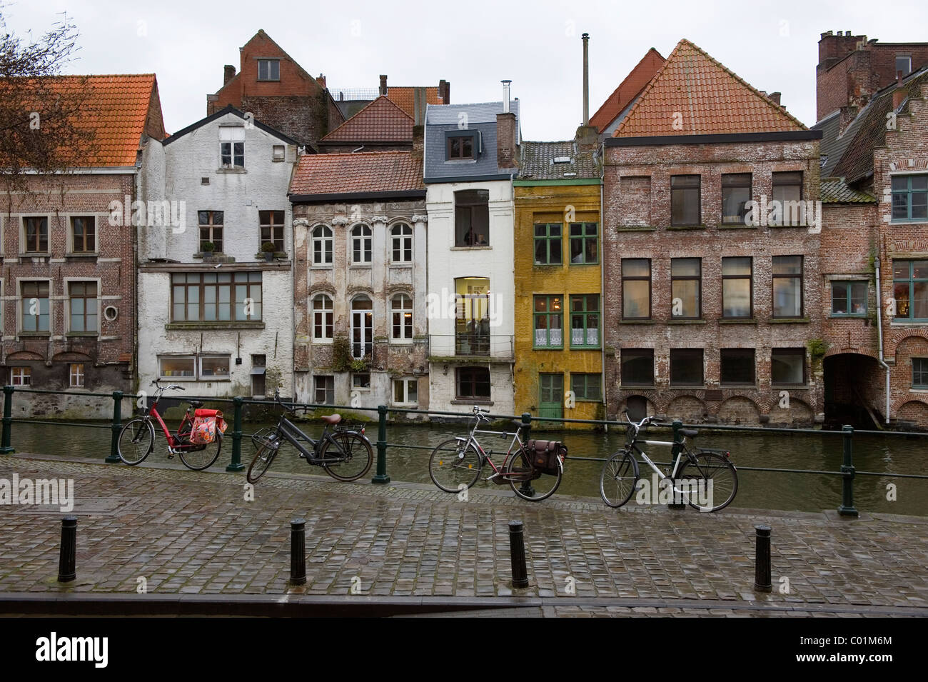 Ghent in East Flanders-Oost-Vlaanderen, Belgium. The Historic Old Centre. Stock Photo