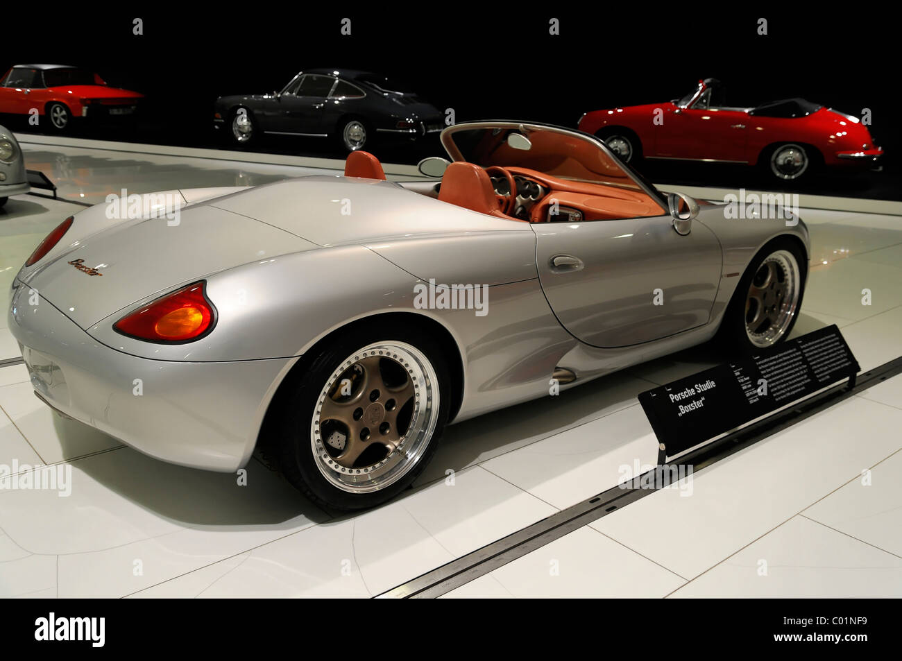 Porsche Boxster concept car, built in 1992, Porsche Museum, Stuttgart ...
