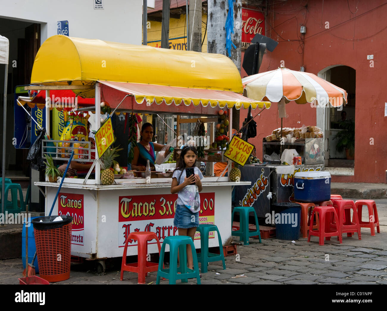 Guatemala. City of Retalhuleu. Stock Photo