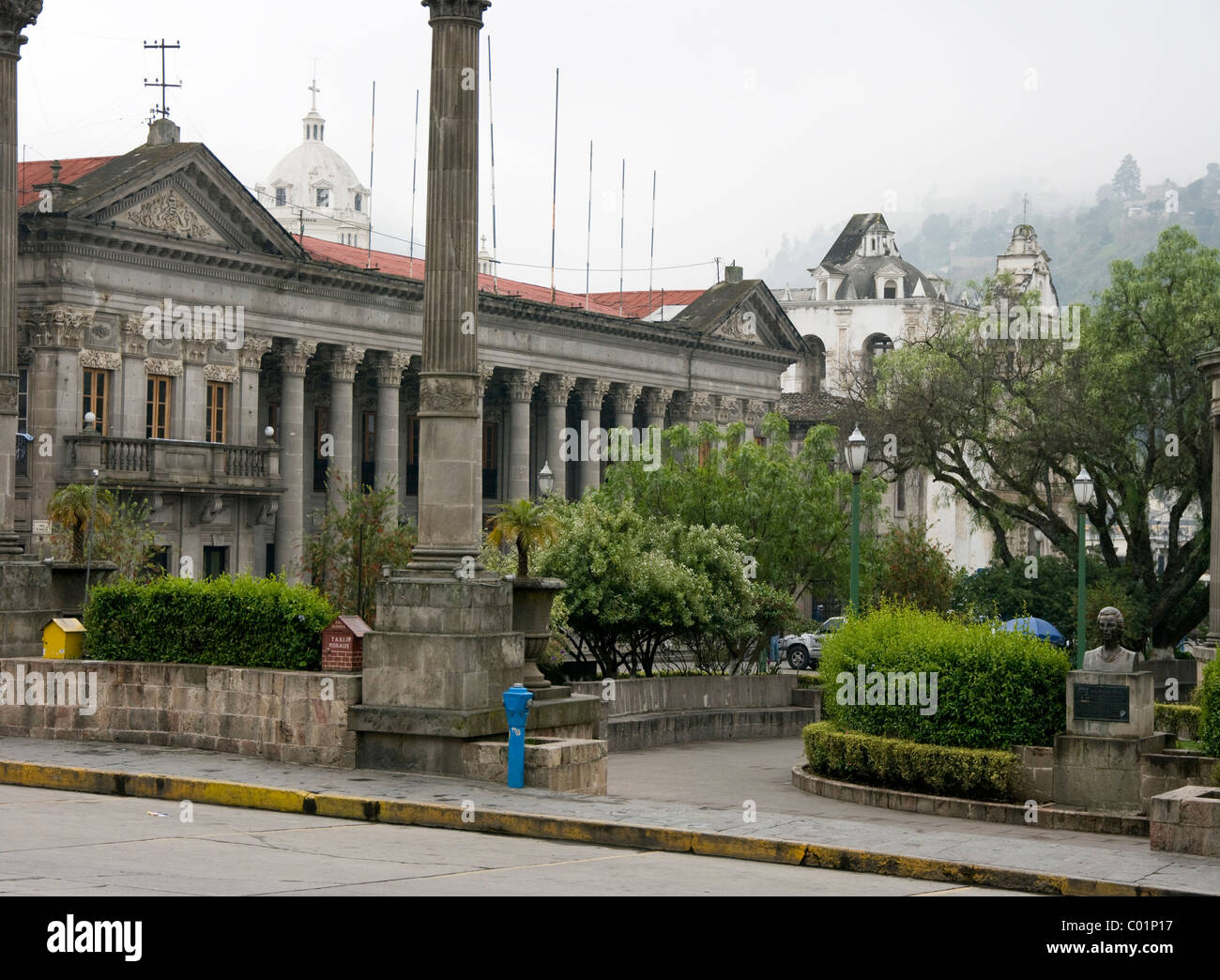 Guatemala. City of Quetzaltenango. City Hall. Stock Photo