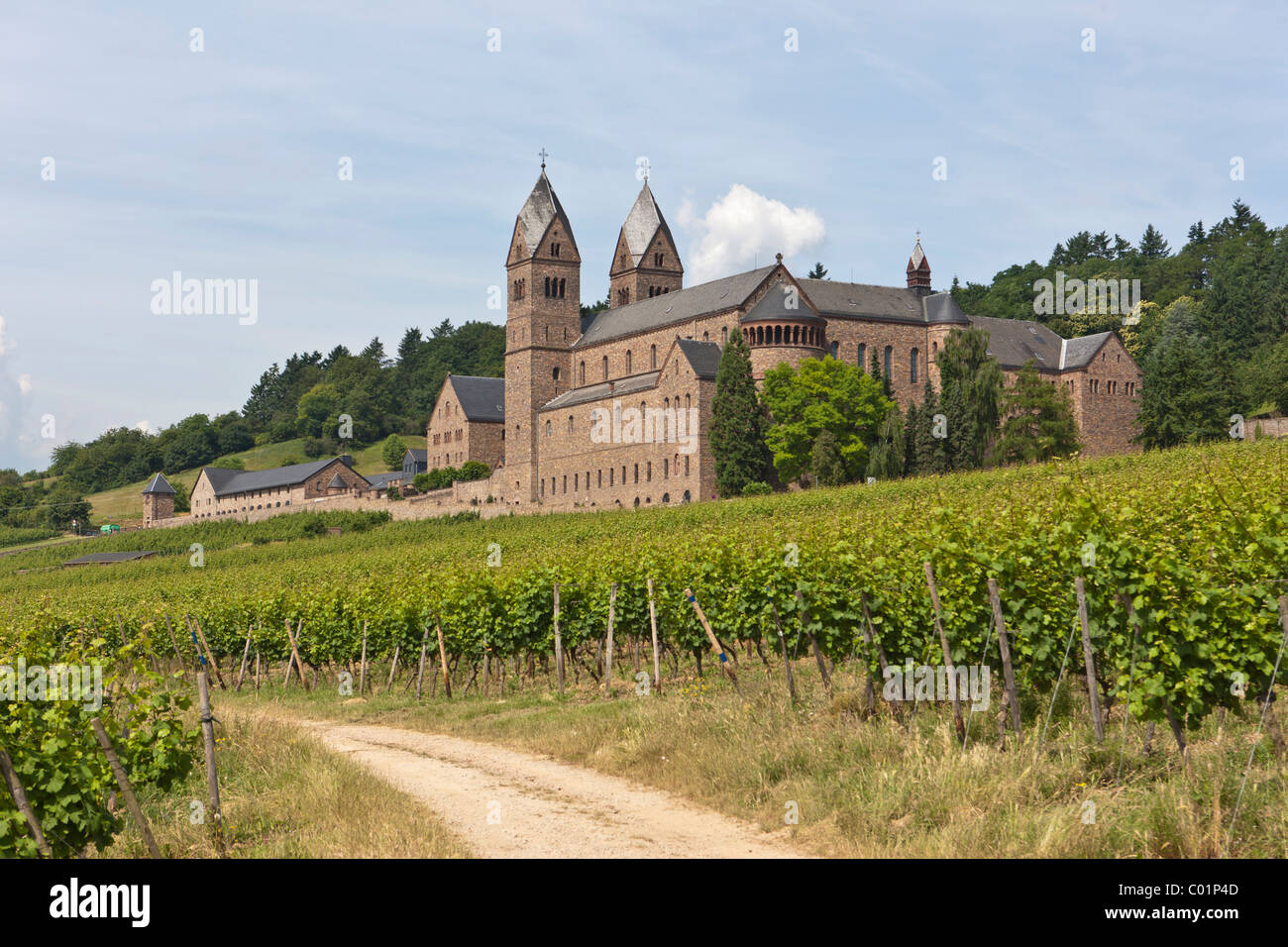 Abtei of St. Hildegard abby, Benedictine abbey, Eibingen near ...
