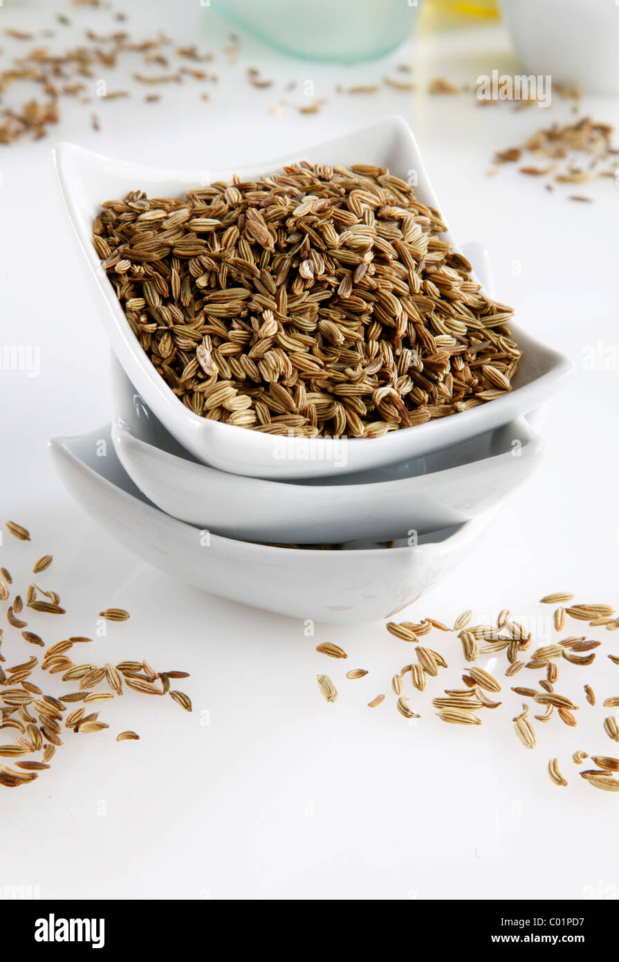 FENNEL SEEDS Stock Photo