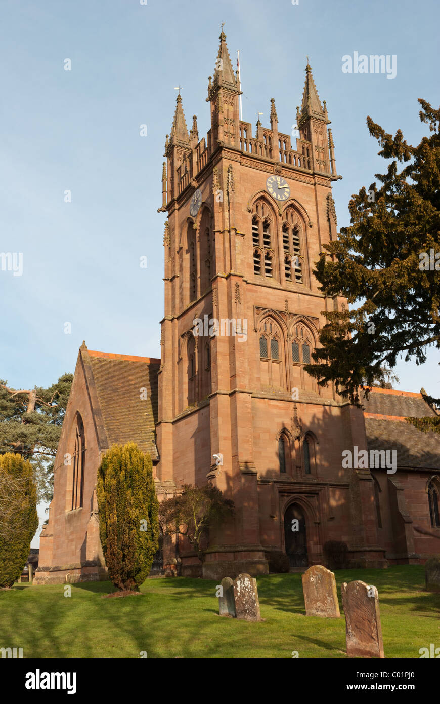 St. Mary's Church, Enville,Staffordshire,uk Stock Photo