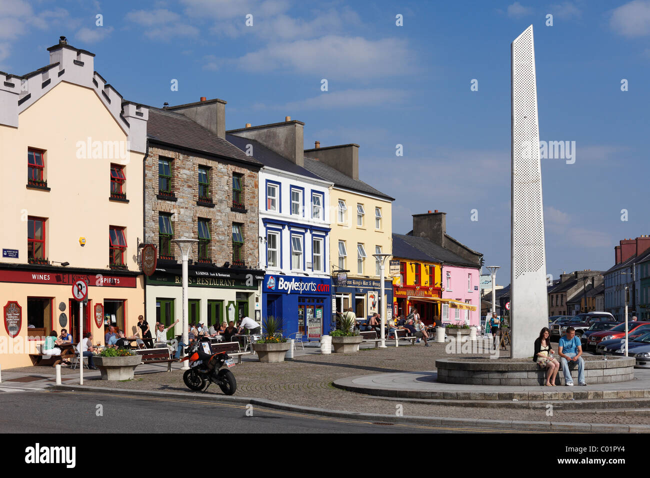 Town centre of Clifden, Connemara, County Galway, Republic of Ireland, Europe Stock Photo Alamy