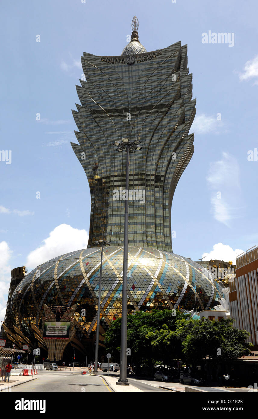 Casino Lisboa in Macau, China, Asia Stock Photo
