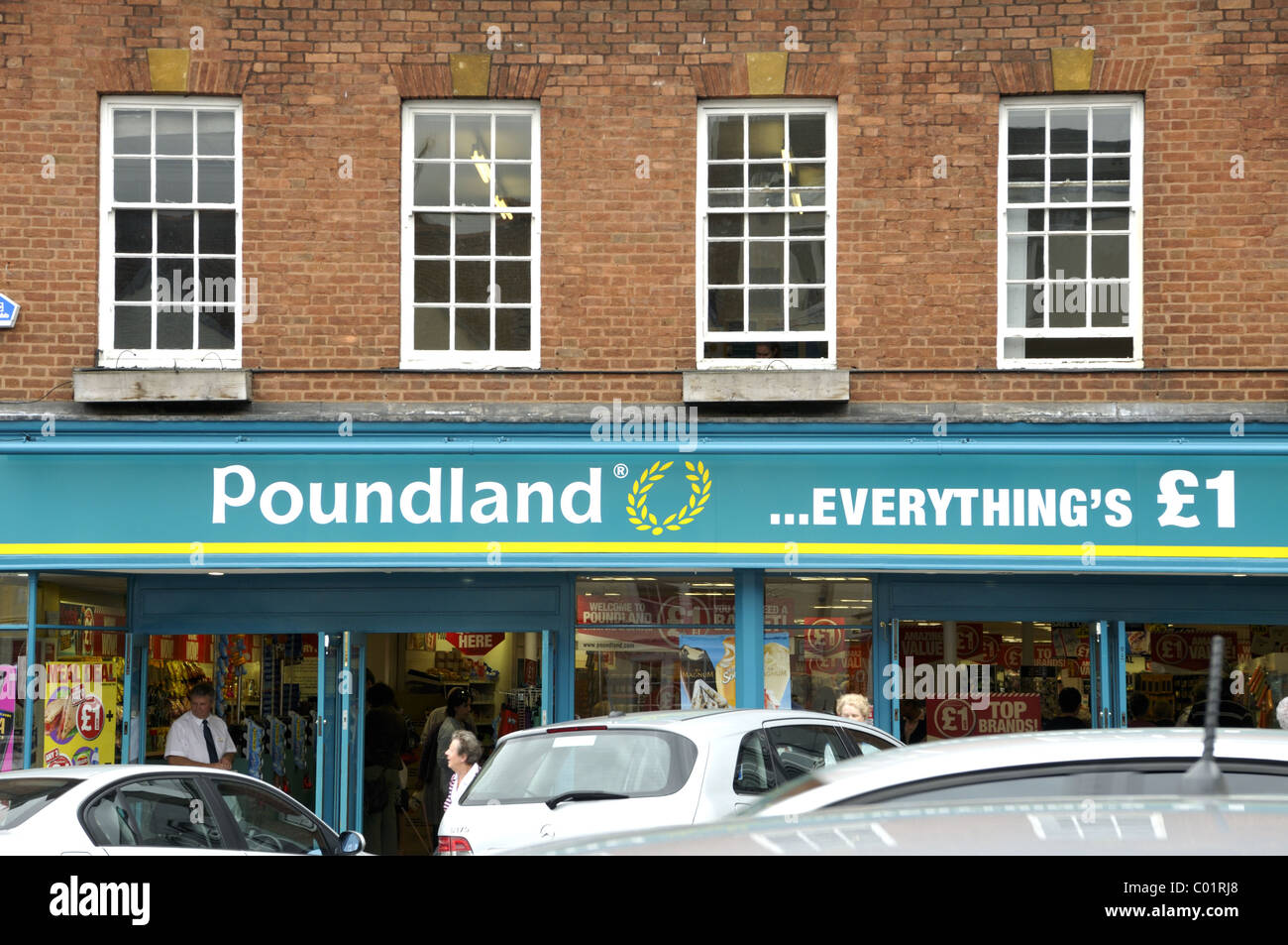 Poundland where everything is £1. Stock Photo
