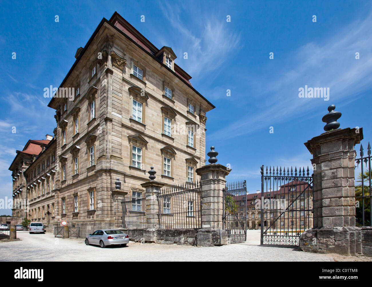 Schloss Weissenstein Palace, built 1711-1718 under Lothar Franz von Schoenborn, Elector of Mainz, Franconian Baroque Stock Photo