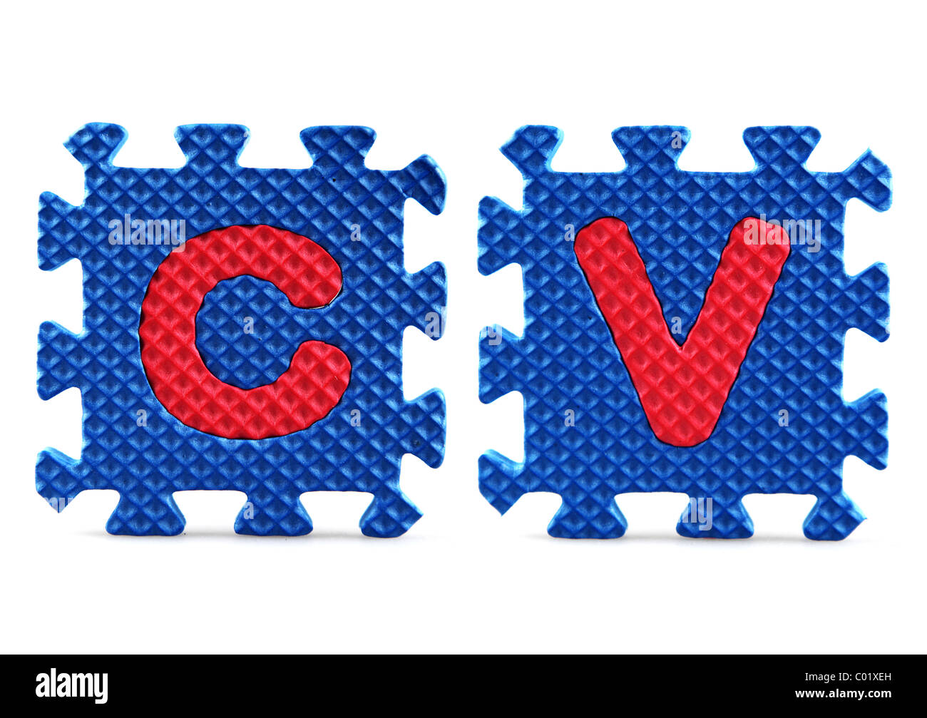 Alphabet puzzle pieces Stock Photo - Alamy