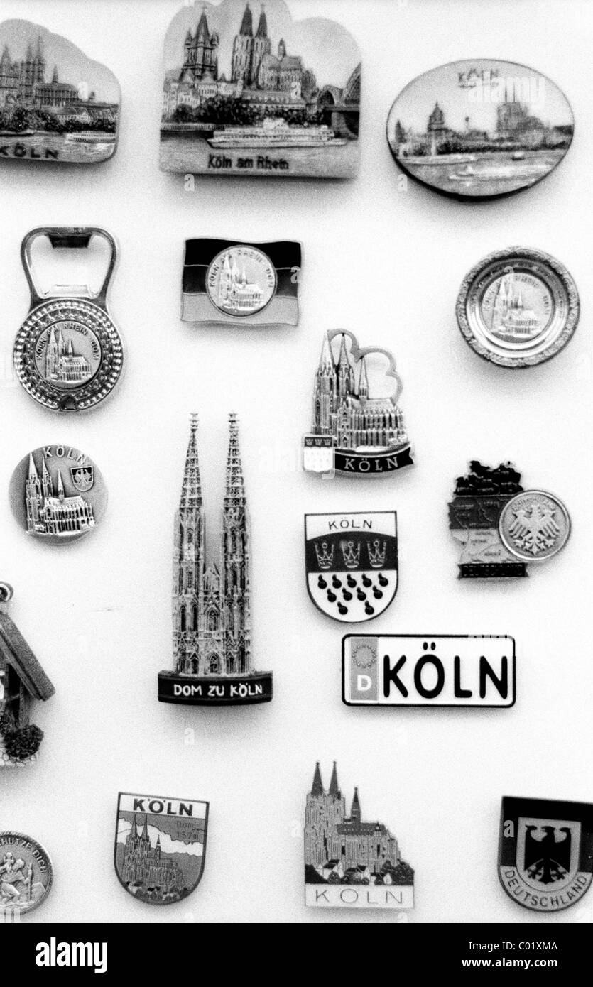 Souvenirs, Cologne Cathedral, Cologne, North Rhine-Westphalia, Germany, Europe Stock Photo