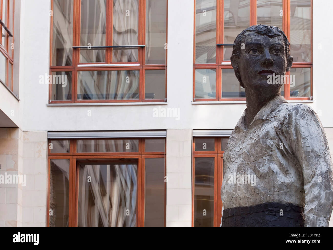 Bust in the courtyard of the Theodor Tucher restaurant, adjacent to the Brandenburg  Gate, Berlin, Germany, Europe Stock Photo - Alamy