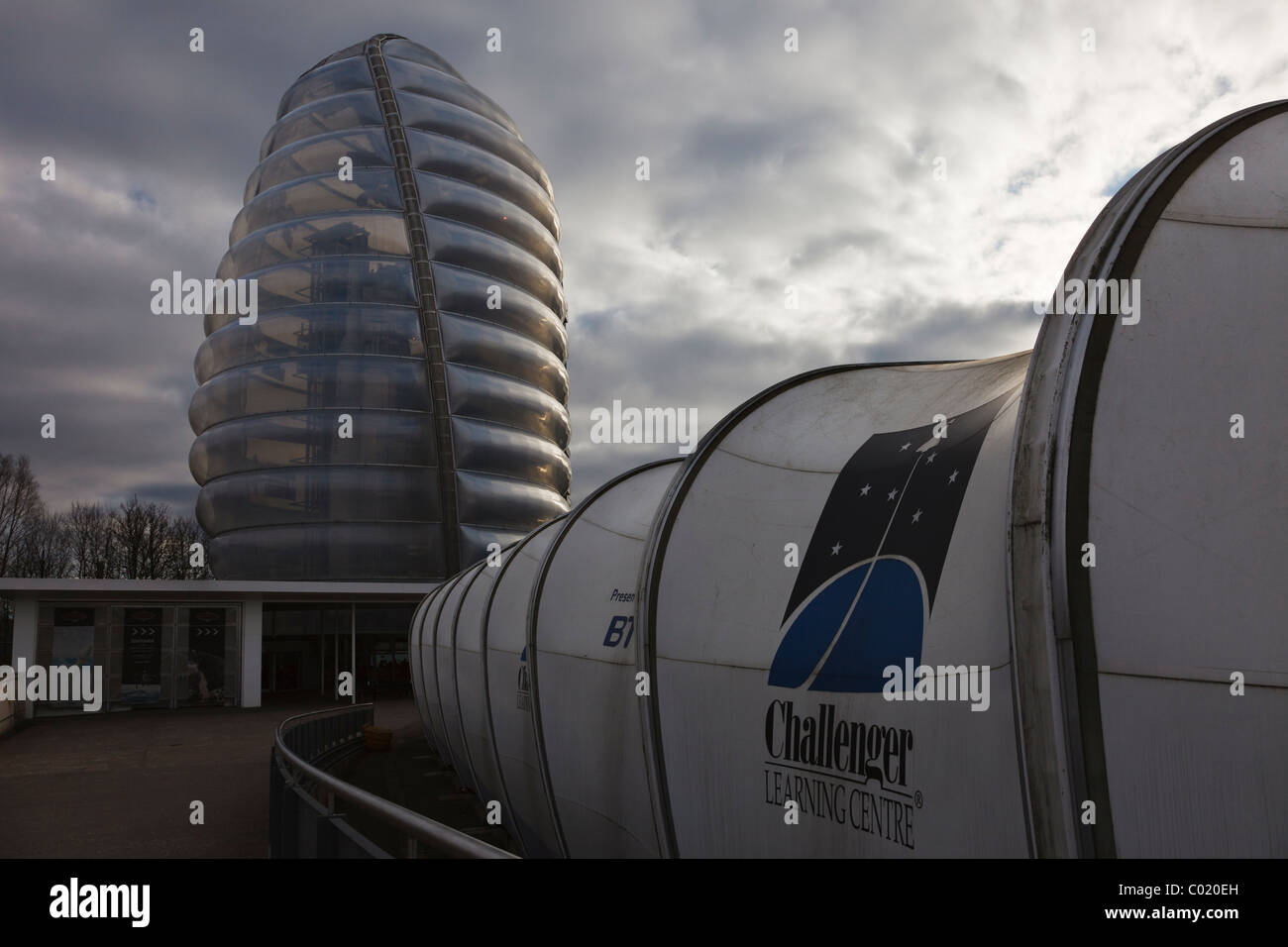 The Rocket Tower, National Space Centre, Leicester. Stock Photo