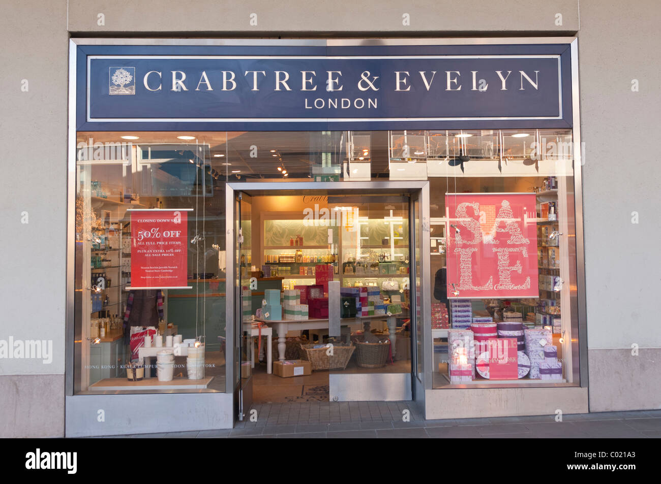 The Crabtree and Evelyn shop store in Norwich , Norfolk ,England , Britain , Uk Stock Photo Alamy