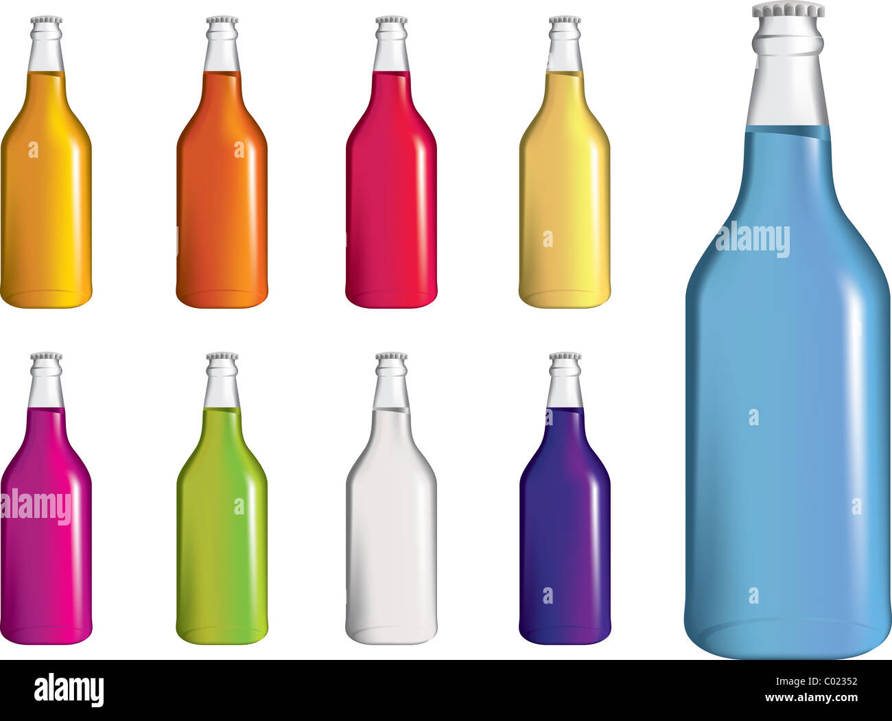 Coloured soda bottles hires stock photography and images Alamy