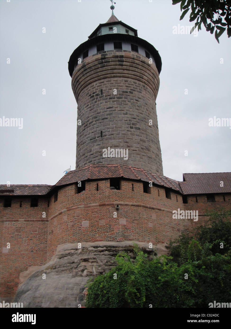 Nuremberg Castle Tower Stock Photo