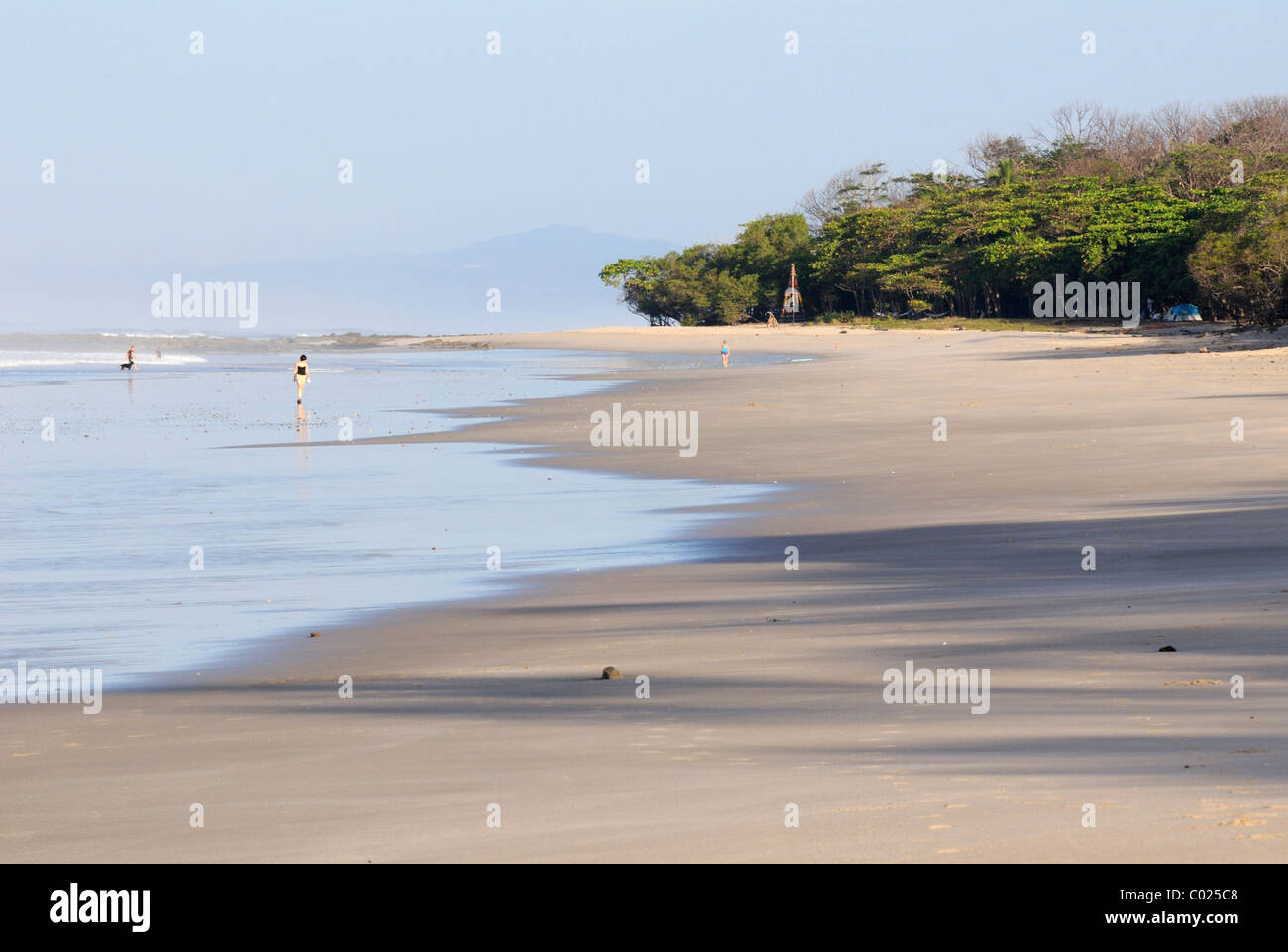 Wonderful beach in Santa Teresa, Nicoya Costa Rica Stock Photo