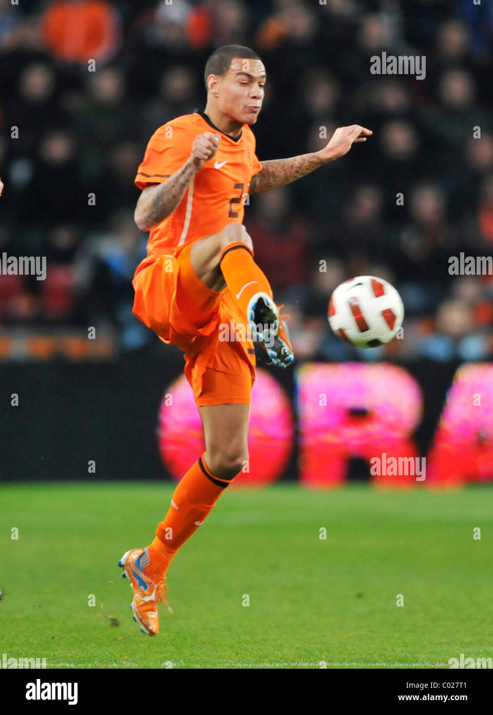 Gregory Van Der Wiel of the Netherlands during the 2010 FIFA