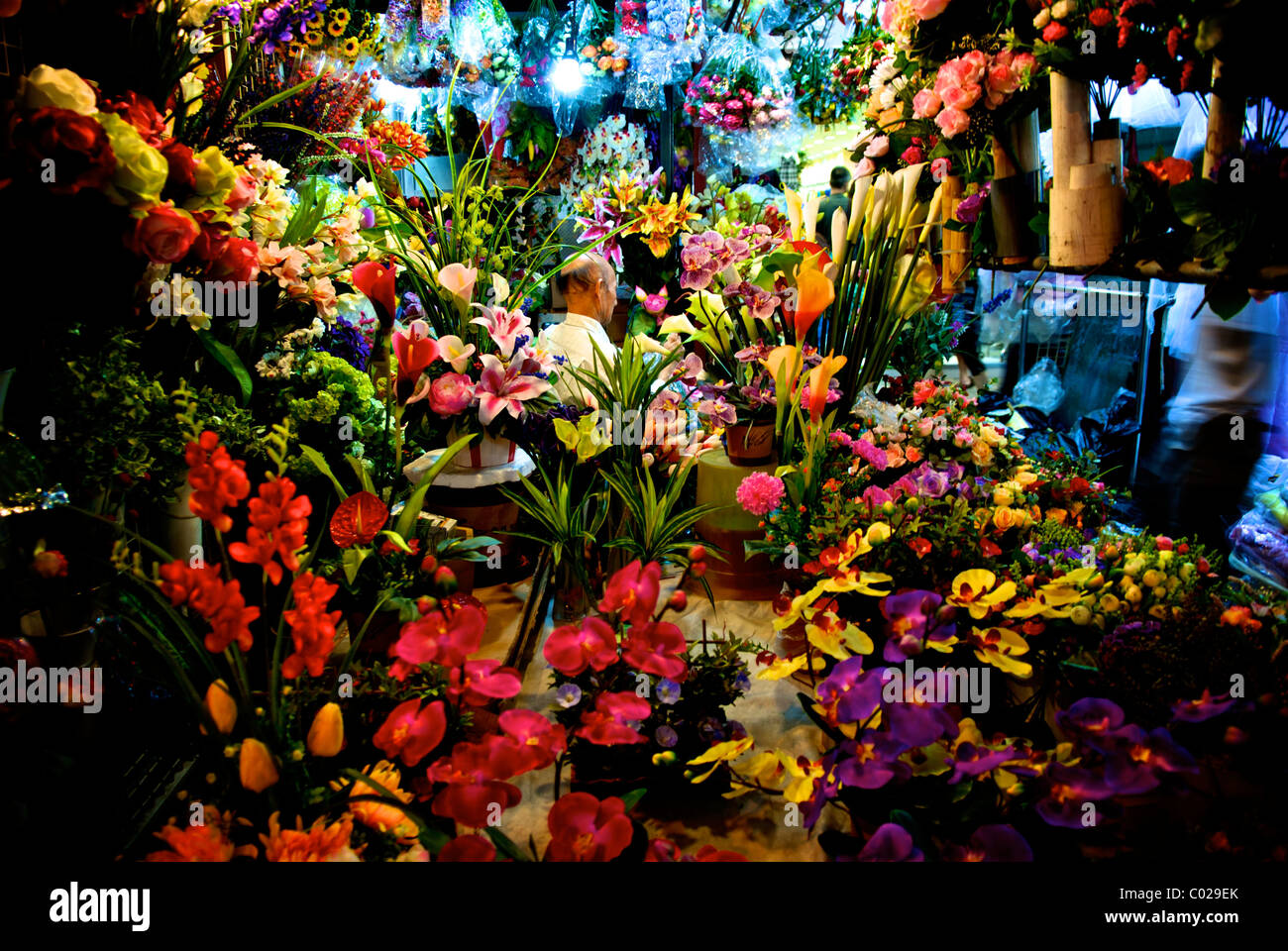 THE FLOWER VENDOR Stock Photo Alamy