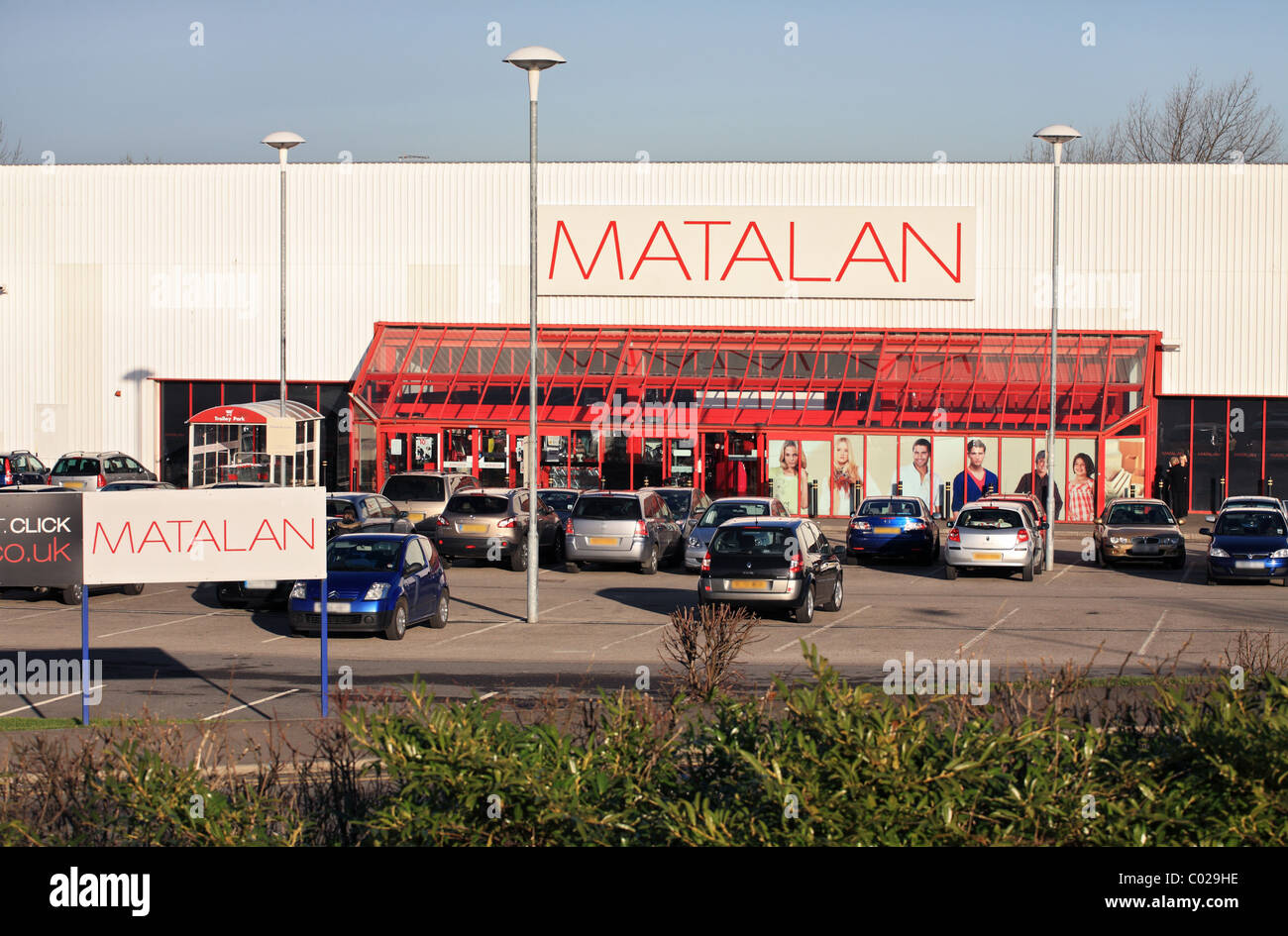 Matalan shop front and sign. Pallion retail park Sunderland, north east England, UK Stock Photo