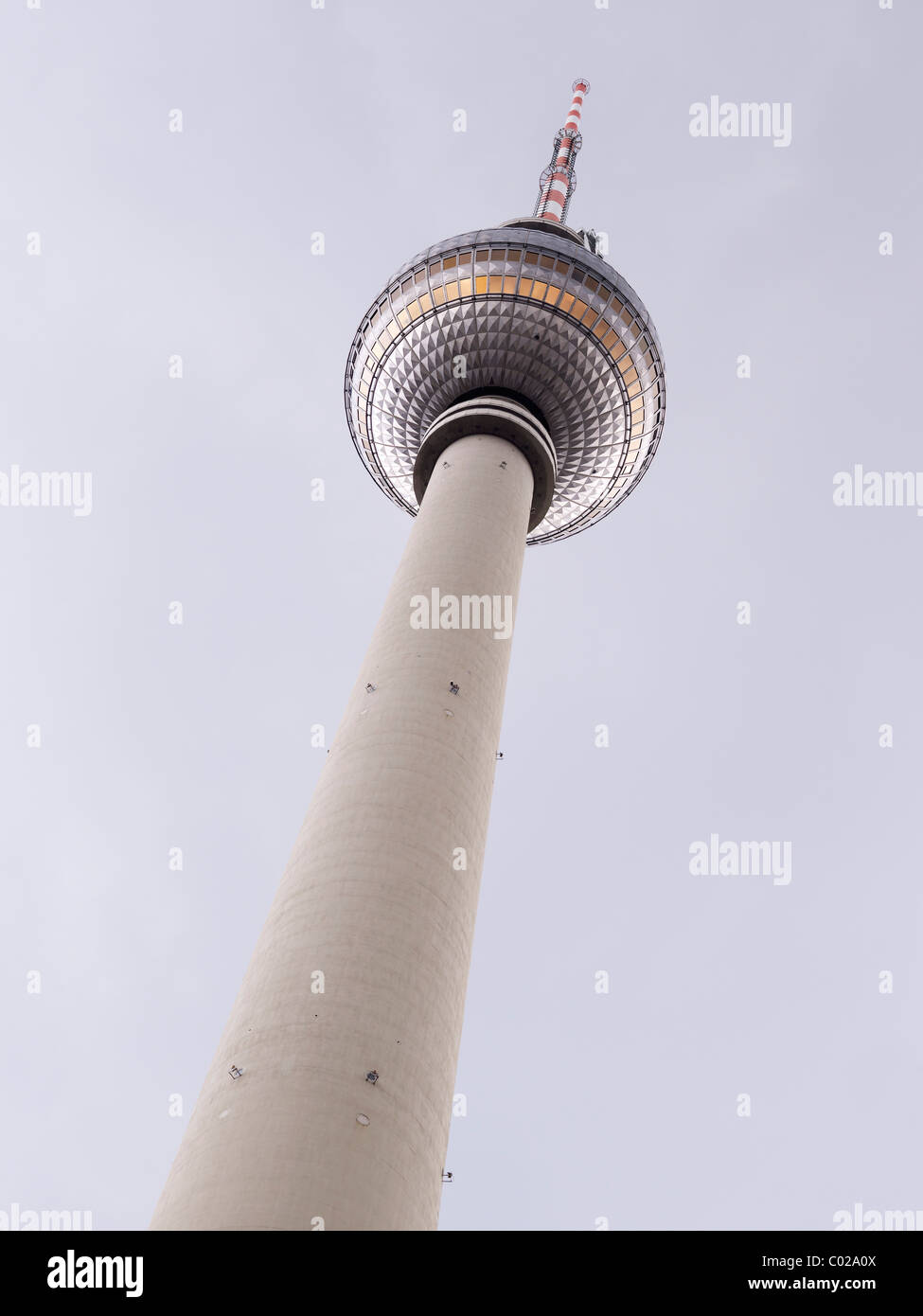 Berlin Fernsehturm, television tower, Berlin, Germany, Europe Stock Photo