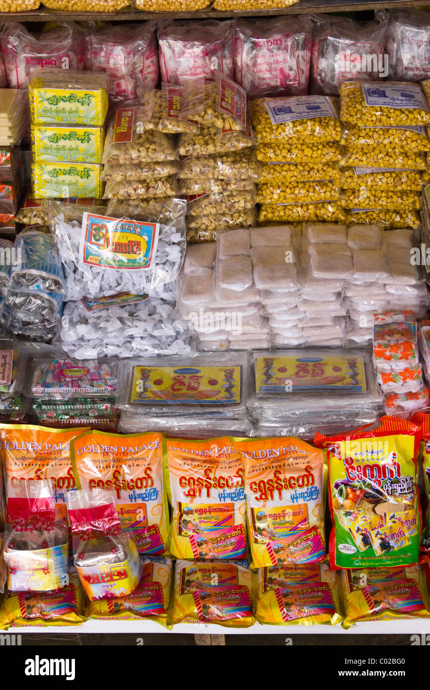 food shop for pilgrims outside Shwezigon Pagoda, Nyaung Oo, Bagan