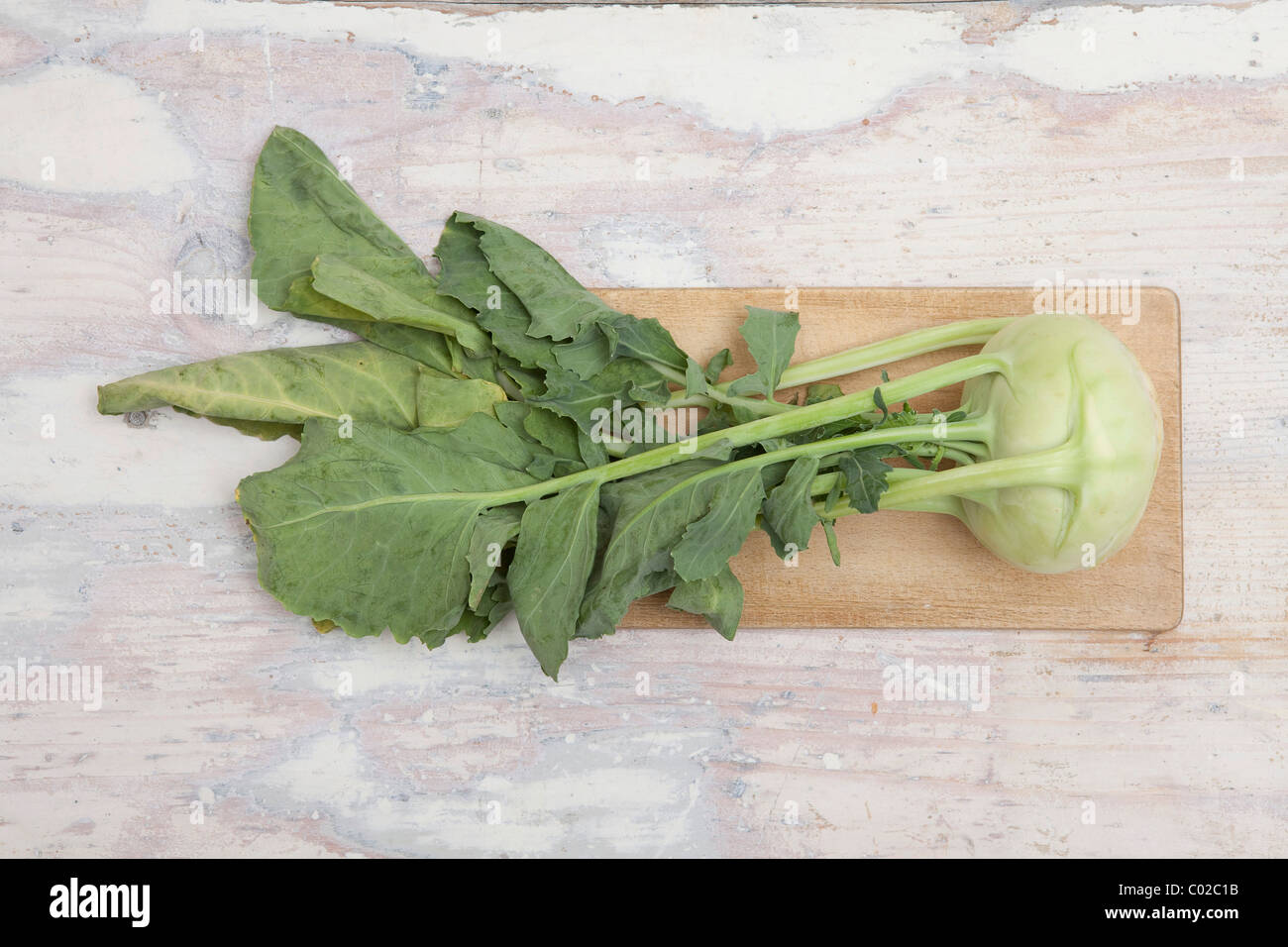 Kohlrabi, German Turnip Stock Photo