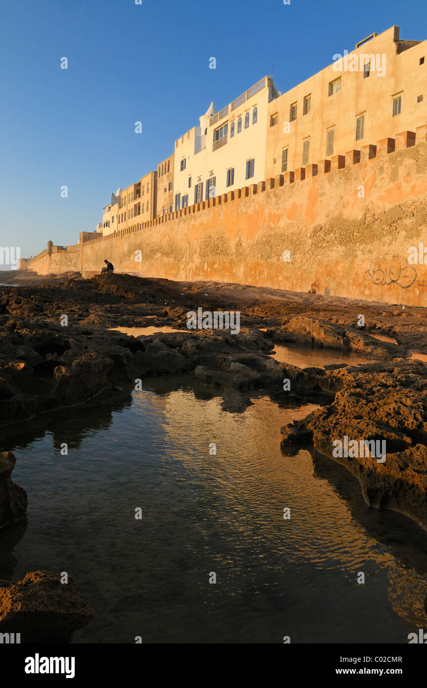 Sqala de la Kasbah, seawall of historic town Essaouira, Unesco World