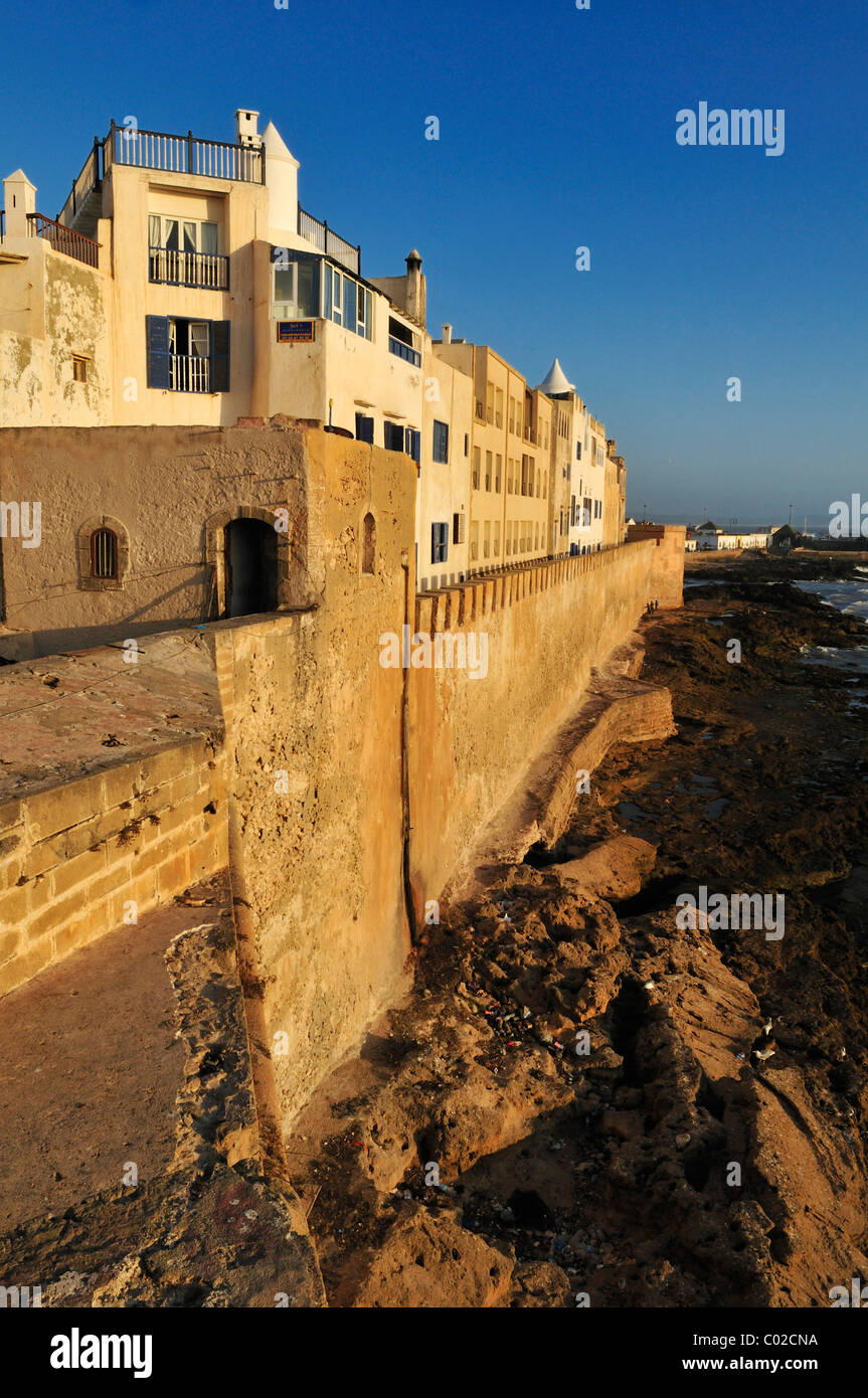 Sqala de la Kasbah, seawall of historic town Essaouira, Unesco World