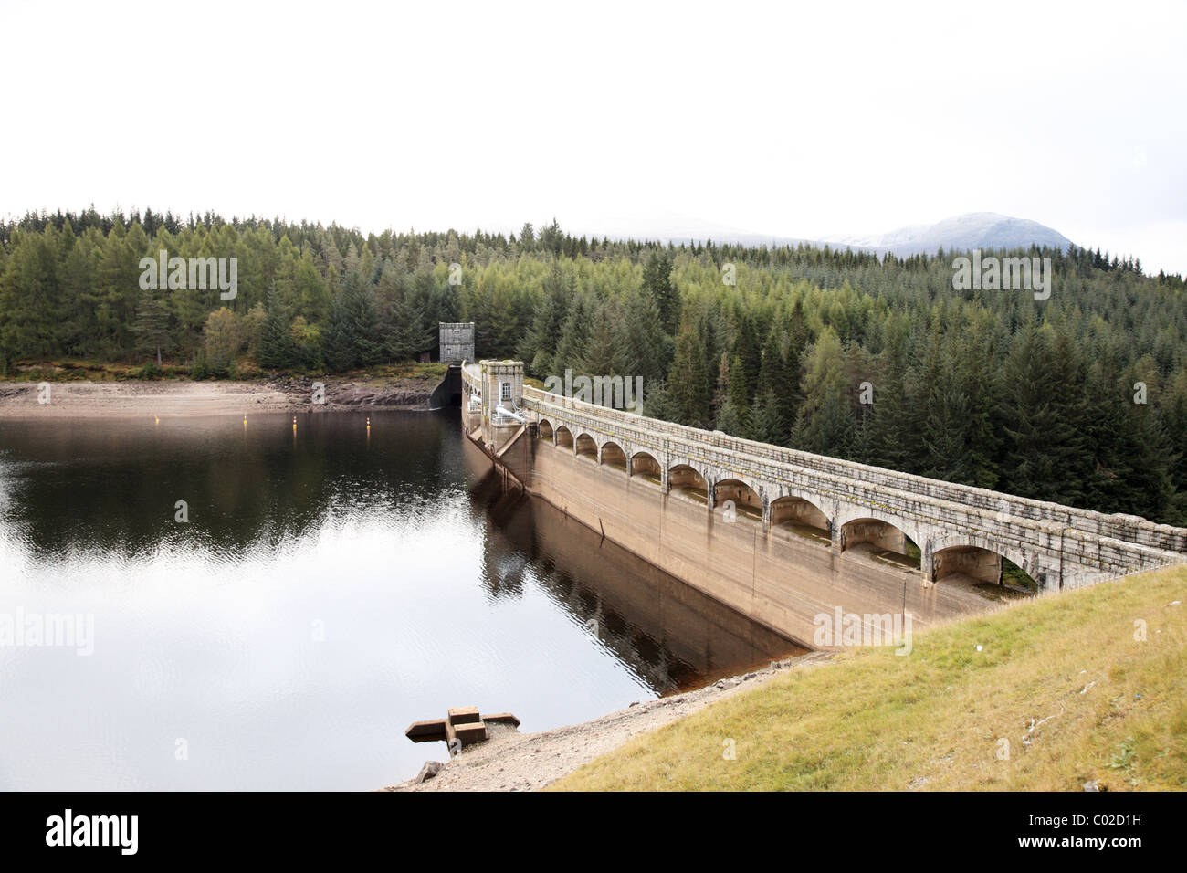 Laggan Dam near Fort William in Scotland Stock Photo