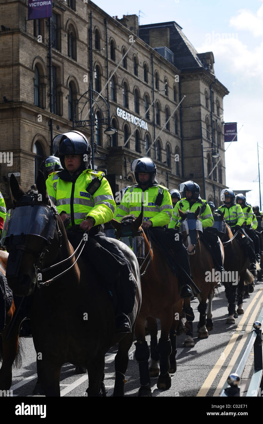 EDL v UAF Bradford 28.8.10 Stock Photo