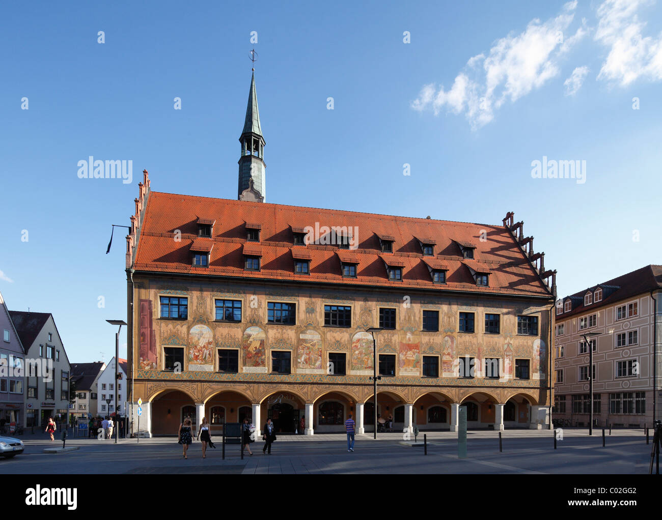 Town hall, Ulm, Swabia, Baden-Wuerttemberg, Germany, Europe Stock Photo