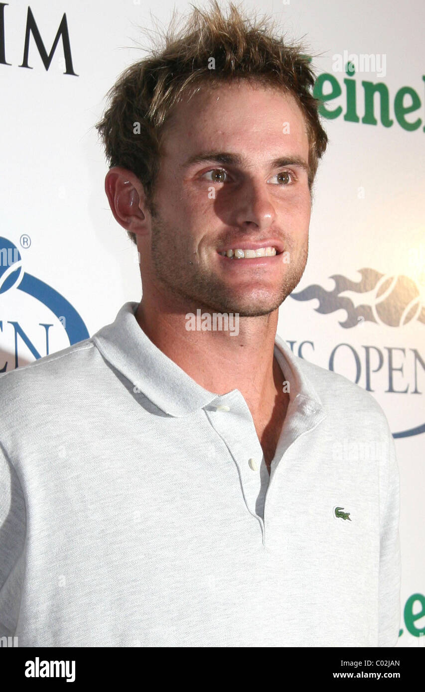 Andy Roddick 2007 USA Open kick-off party sponsored by Heineken and ...