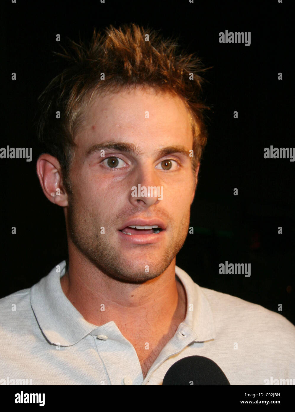 Andy Roddick 2007 USA Open kick-off party sponsored by Heineken and ...