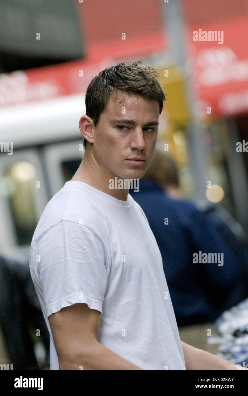 Channing Tatum Fighting 2009 Stock Photo Alamy