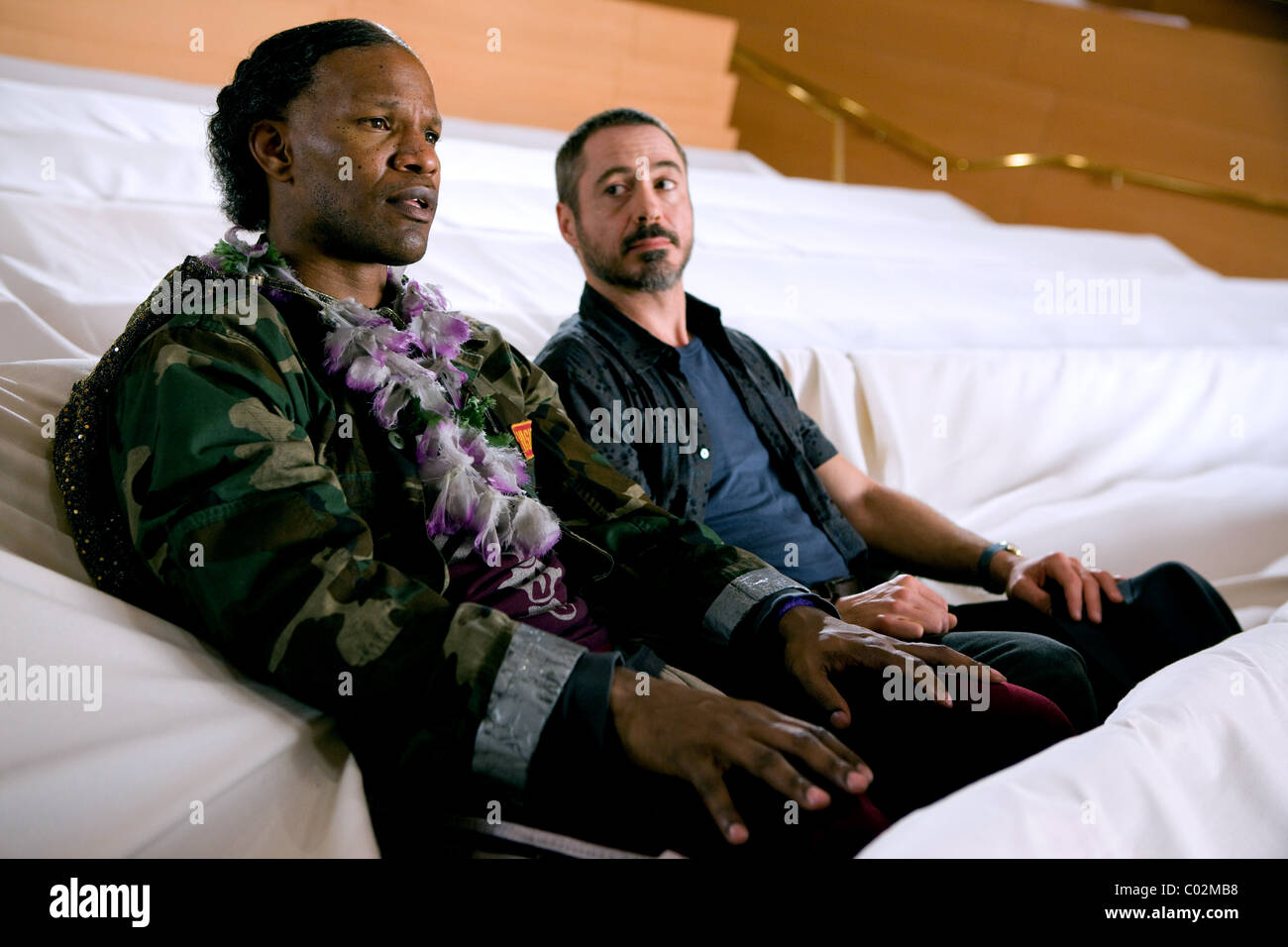 Jamie Foxx Robert Downey Jr The Soloist 2009 Stock Photo
