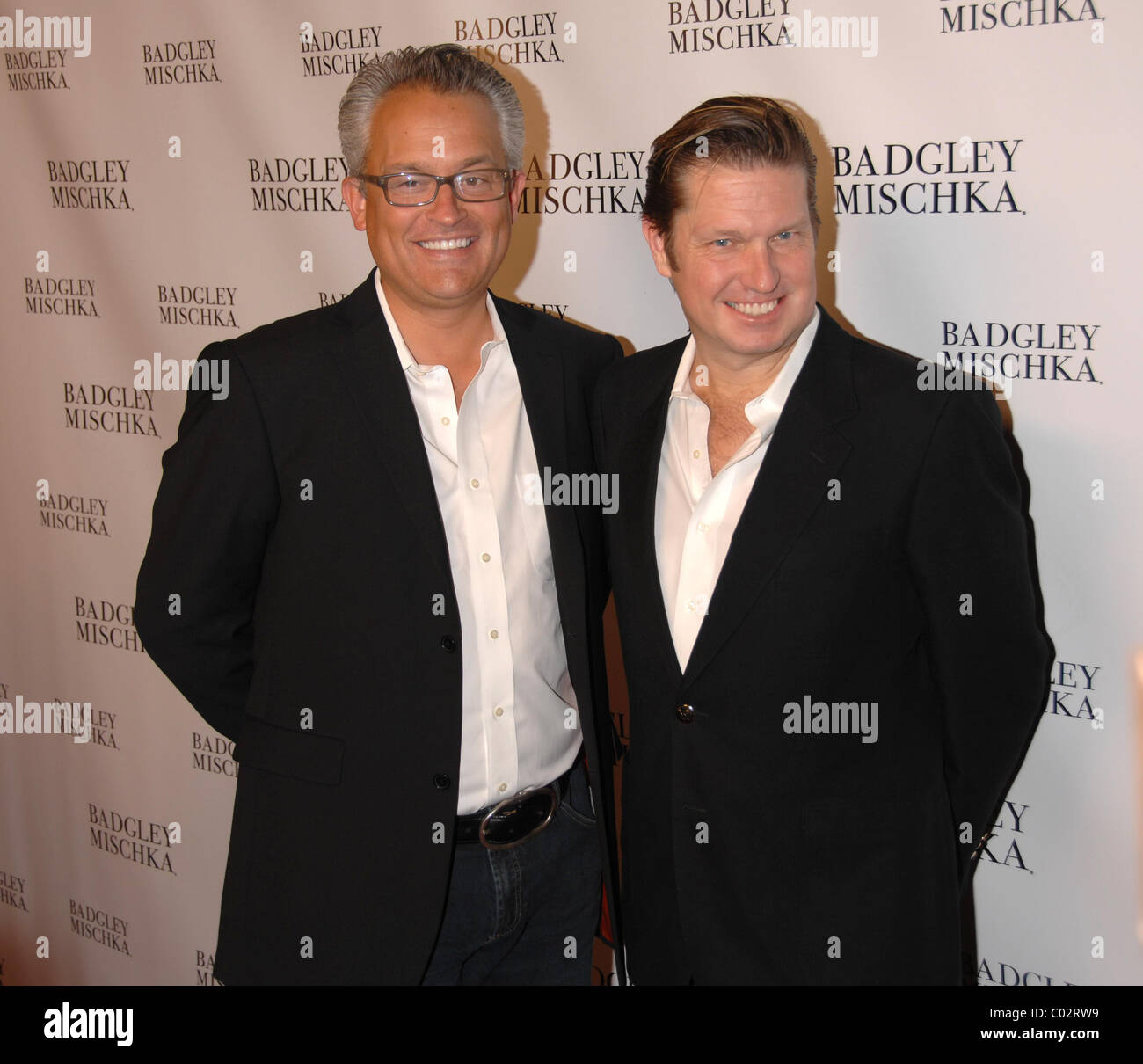 Clothing designers Mark Badgley, and James Mischka Badgley Mischka Ad