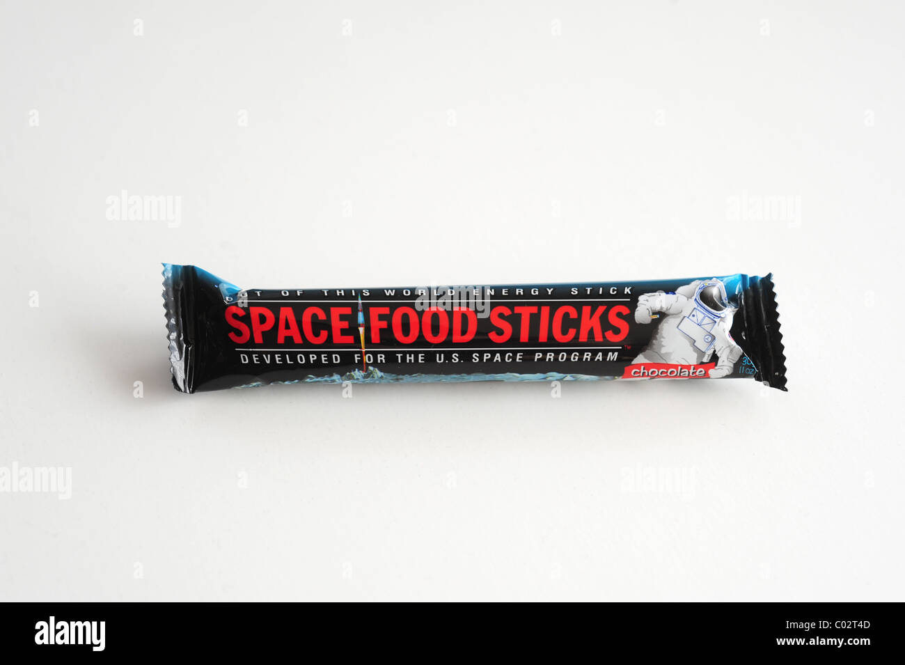 Space Food Sticks retro protein energy bars Stock Photo