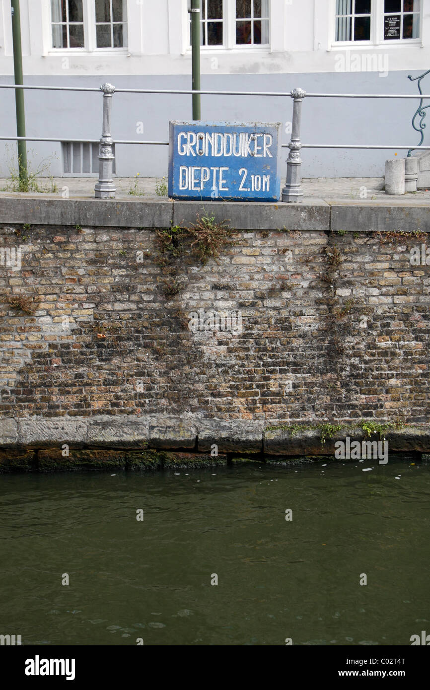 Water level marker sign hires stock photography and images Alamy