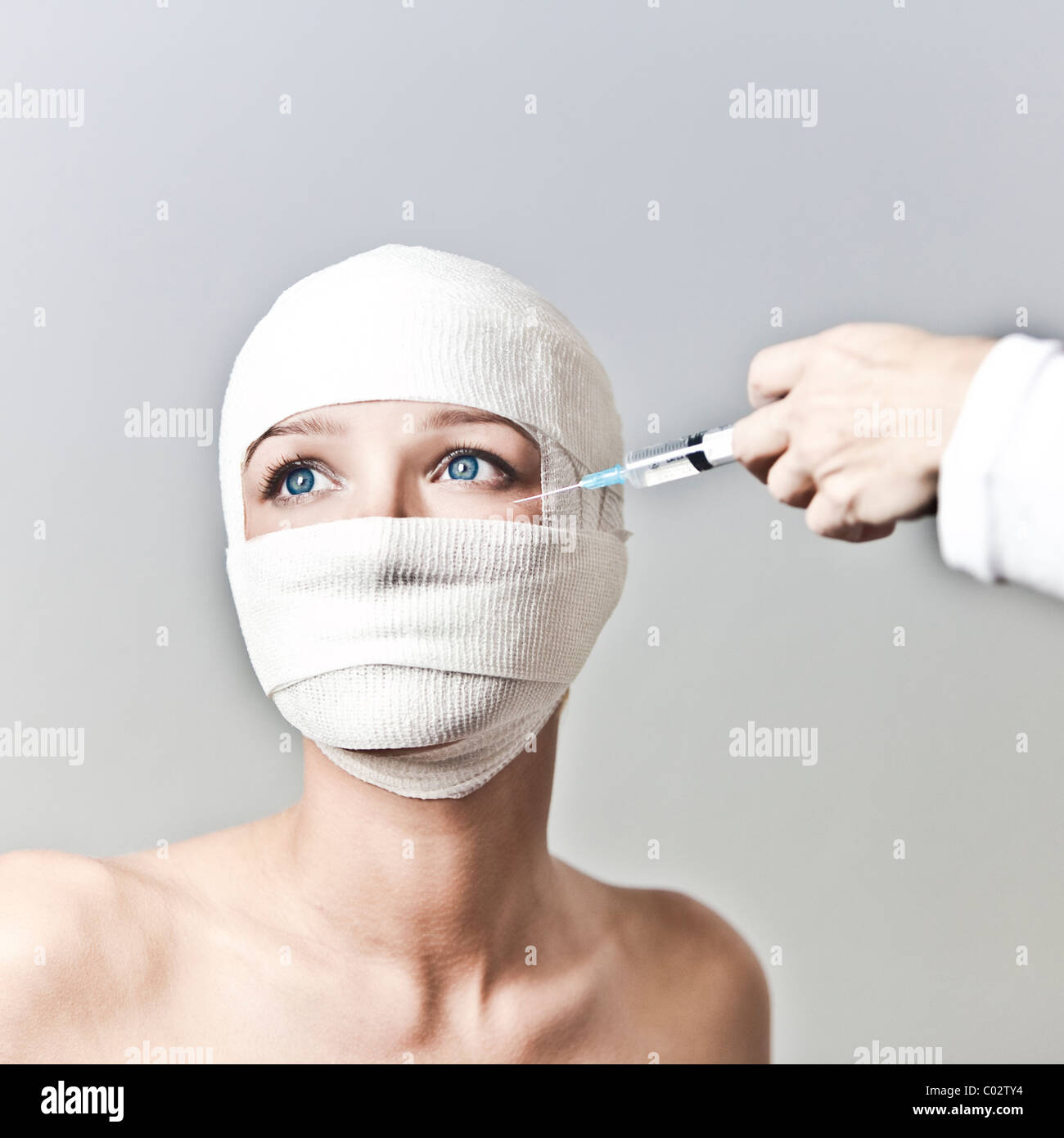 Botched Job Syringe Through Head Headband main image 1