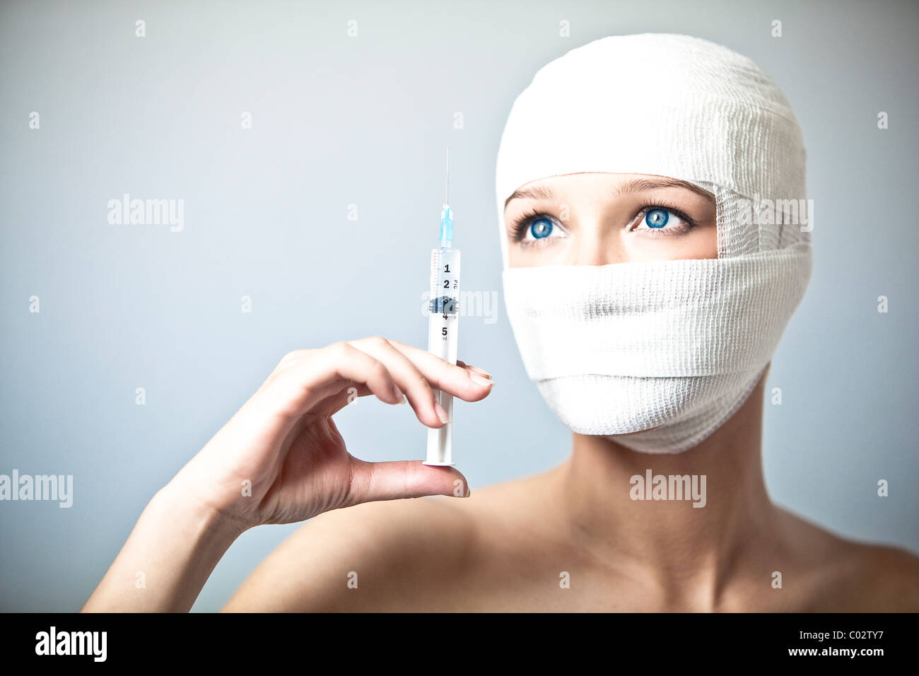 Botched Job Syringe Through Head Headband