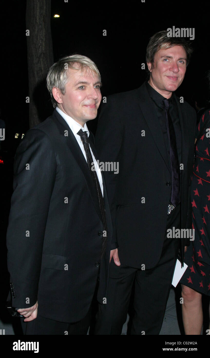 Nick Rhodes, SImon Le Bon of Duran Duran out and about in Manhattan New ...