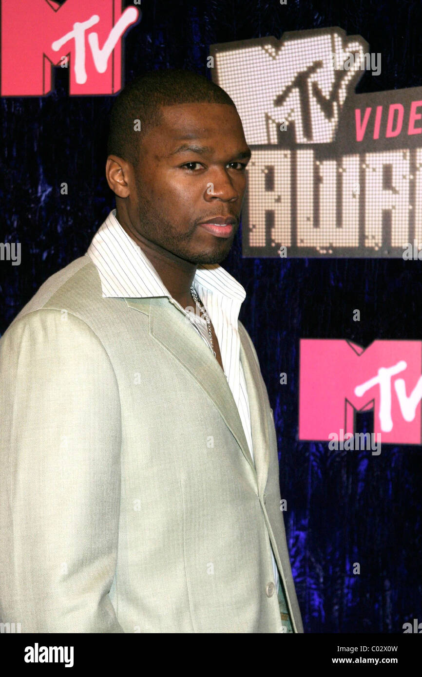 50 Cent aka Curtis Jackson MTV Video Music Awards - Arrivals at the Palms Hotel and Casino Las Vegas, Nevada - 09.09.07 Stock Photo