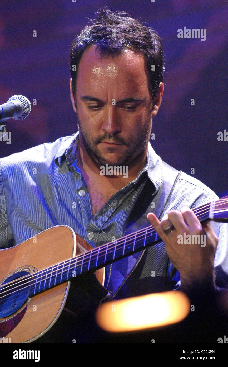 Dave Matthews performing at 'Farm Aid' on Randall's Island New York