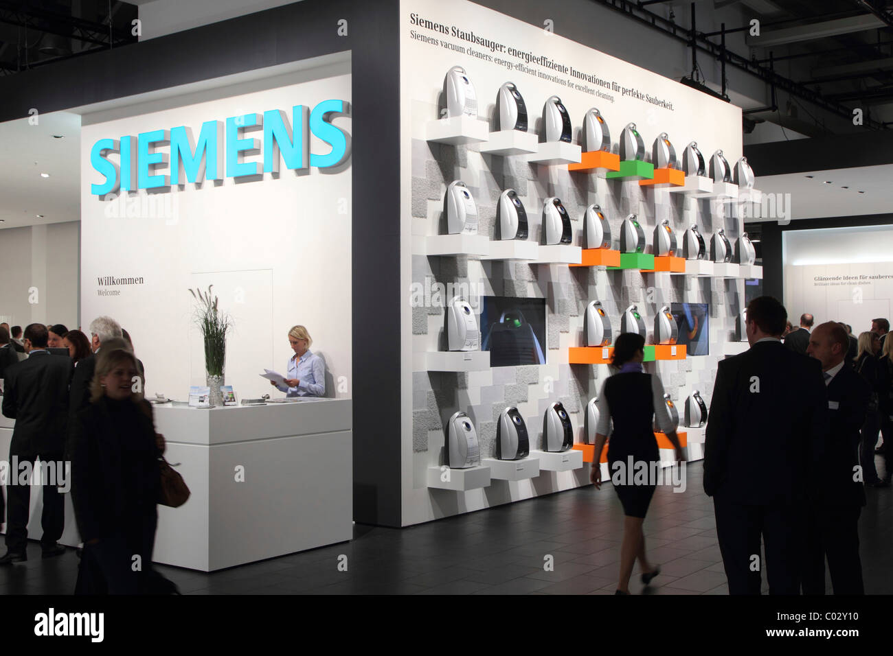 Hoover at the Siemens booth, IFA Berlin 2010, Berlin, Germany, Europe Stock Photo