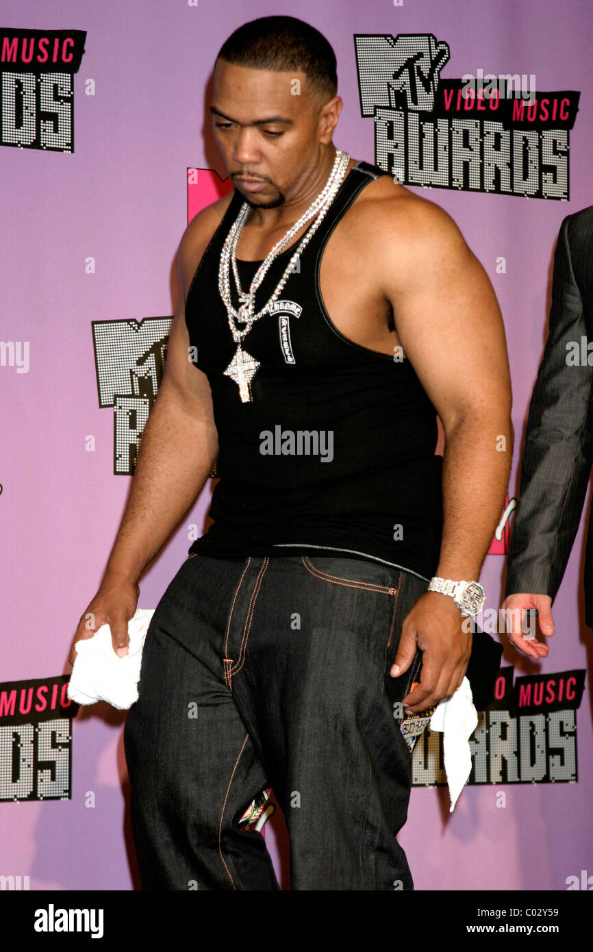 Timbaland Rapper and producer, in the press room of the MTV Video Music Awards 2007 at Palms Hotel and Casino Las Vegas, Nevada Stock Photo