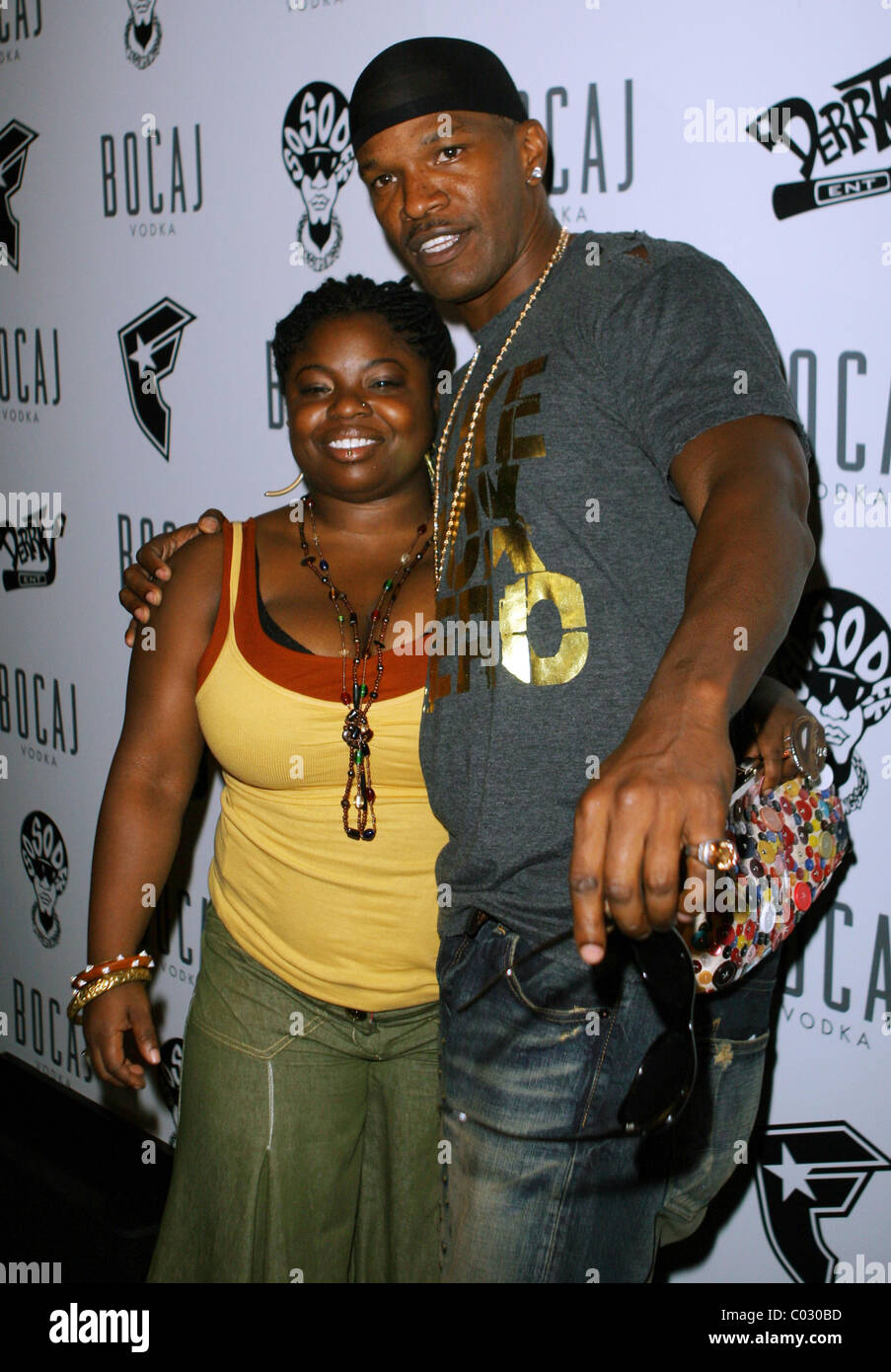 Jamie Foxx And Sister The 2007 Mtv Video Music Awards After Party Held At Tao Nightclub Inside The Venetian Hotel And Casino Stock Photo Alamy